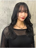スターズ 川越店(STARS) 艶感　ダークカラー　韓国ヘア　顔周りレイヤーカット　透明感