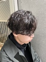 ワンズ リー 下北沢店(ONE's ly) ウルフ/アッシュブラック/カルマパーマ[下北沢/下北沢駅]