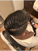 【Barber BROS.】サイドパート七三分け パートライン バーバー