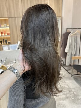 ウェイズトウキョウ 新宿店(Ways TOKYO) オリーブグレージュ　レイヤーカット　ロングヘア　ベージュ