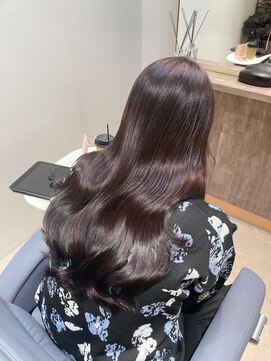イーエムエー アールビアンカ 名駅店(e.m.a×Ar be.anca) ブリーチなしピンクラベンダー