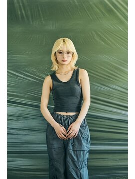 ノラキチジョウジ(NORA KICHIJOJI) ウルフボブロングレイヤー耳かけフェイスレイヤーレイヤーボブ