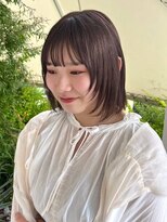 ロラン(LORAN by mahae)&nbsp;前下がりレイヤーボブ