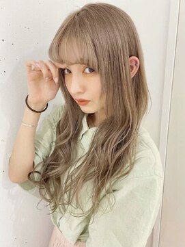 ジーナ オモテサンドウ(XENA) ケアブリーチ×ハイトーン×ペールピンク（表参道）