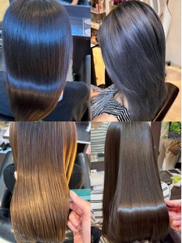 アンビ ウィズ ティアラ ビューティ サロン(ambi×Tiara BEAUTY SALON)の写真/トステアシルク架橋トリートメントで、最高の艶髪へ。髪質改善ストレートや髪質改善カラーも◎