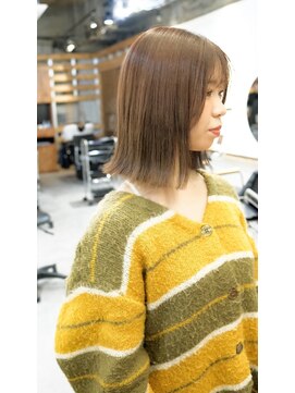 イオエ 梅田(ioe) ニュアンスカラー/グレージュ/ツヤ髪スタイル/髪質改善/縮毛矯正