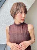 ハウスアンドヘアーワークス(House&Hair works)&nbsp;前髪長め大人小顔ショート30代40代50代　藤沢