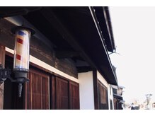 江美化粧室の雰囲気（目印はクルクル）