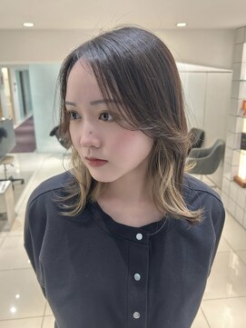 スノッブ(SNOB) インナーカラー × ミルクティー 〇aki