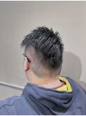 メンズカット しんさいがり風