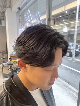 メンズサロン キング 梅田店(Men’s salon K!ng) 波巻きツイストスパイラルパーマ/フェザーパーマ/眉毛/メンズ