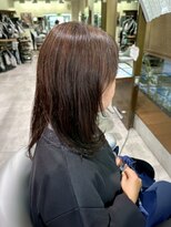 ユーアンボワーズ(U-AMBOISE)&nbsp;ツヤ感ストレート ミディ【寝屋川/髪質改善/白髪ぼかし】