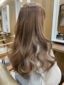 ループ(LOOP) 超極細白髪ぼかしハイライト