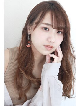 ベルヘアーデザイン 堺東(Belle hair Design) 韓国風レイヤーカットオリーブグレージュ堺東20代30代40代