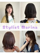 [スタイリスト　Marina]前髪・顔周りのカットでいつもと違う雰囲気に♪ボブ・ミディアムスタイルが得意です
