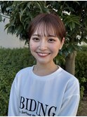 ショートカット/髪質改善縮毛矯正白髪ぼかしレイヤーカラーボブ