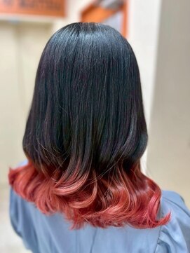 エターナルバイマティーナ(Eternal by MATINA) 【ワインレッド/グラデーション/セクシーミディ】池袋美容室