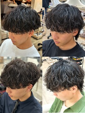 ボンドストーリールミエール(Bond Story lumiere) 波巻きパーマ波巻きスパイラル刈り上げシャドウパーマ