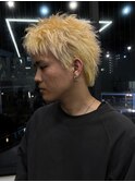 ダブルカラー/ブリーチ/ミルクティー/ヘアカラー/men's