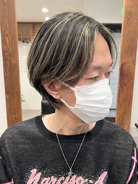 メンズ白髪ぼかしハイライト【Luon./ルオン/東松山】