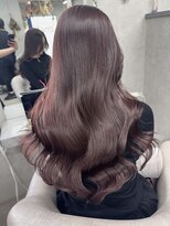 ランド 千葉(land)&nbsp;艶髪ウェーブピンクアッシュブラウン/阿部