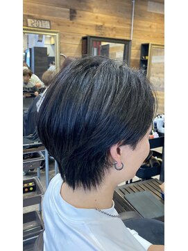 ニコ(nico) 縮毛矯正×センターパートウルフ