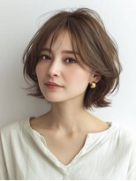 Heart's美人設計と白髪ぼかし専門店 青山表参道店 脱白髪染め/ショートヘア【ハーツ】&nbsp;白髪ぼかし脱白髪染め似合わせショートボブ40代50代60代