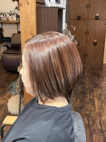 ジーワンヘアー(G1 HAIR)&nbsp;【髪質改善　縮毛矯正】　美髪ショートボブ