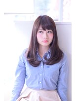 イースタイル 一社店(e style)&nbsp;マロンベージュのストレートカール