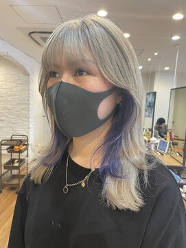 ノラキチジョウジ(NORA KICHIJOJI) #インナーカラー#ケアブリーチ#ハイライト#古沢提案