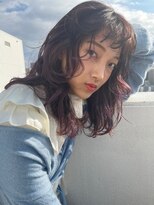 アンドスタイル(&style)&nbsp;【大名店　江藤】ピンクブラウン　インナーカラー