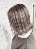 《sheer/大黒》#シアーモーヴピンク#ハイライト#切りっぱなし