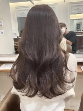 ネオリーブアイム 横浜西口店(Neolive aim) 透け感ブラウンべージュ軽さのある艶髪に【横浜】