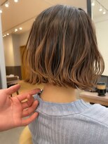 サンド 大阪梅田(sand)&nbsp;美髪/ホワイトグレージュ/ネビージュ/大人かわいい/こなれミディ