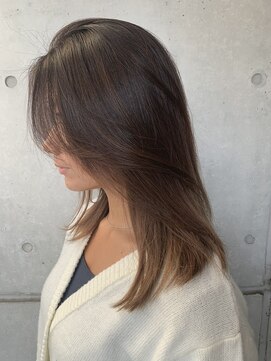 リバレッジ 白金(Leverage) 白髪ぼかしハイライト30代40代【白金台/白金/目黒】担当山岡