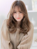 モッズヘア 越谷(mod's hair)&nbsp;顔周りレイヤー外国人風ハイライトカラーTb6越谷20代30代40代