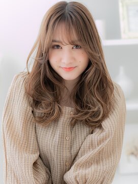 モッズヘア 越谷(mod's hair) 顔周りレイヤー外国人風ハイライトカラーTb6越谷20代30代40代