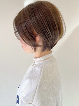 スリー(Th:ree) 大人可愛い20代30代40代丸みとくびれショートボブ◎