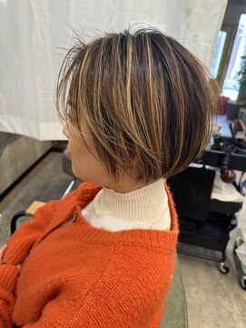 ルーナヘアー(LUNA hair) 『京都 山科 ルーナヘアー』ショートbob 草木真一郎