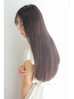 ルー(Luu) 縮毛矯正ストレートストリートメント艶カラーロング