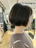 ファイブシーン アオヤマ(5SCENE AOYAMA)&nbsp;切りっぱなしボブミニボブパーマくびれボブ外ハネボブブリーチ