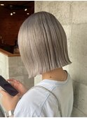 ミルクティーベージュカラー ケアブリーチカラー ミディアム