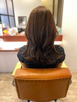 マーリャヘアー(mallia hair)&nbsp;レイヤースタイルレイヤーカットロングレイヤー小顔スタイル