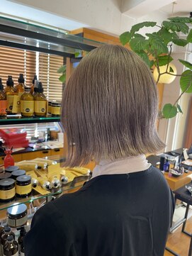 オーガニックマインド 坂戸 鶴ヶ島(organic+mind) ことりベージュミルクティーベージュシースルーカラー大人可愛い
