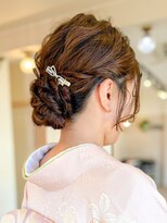 サロンドアンジェ&nbsp;〈訪問着〉着付け・ヘア・メイク・レンタル全部一式☆