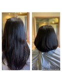 ロングヘア→ボブへchange！