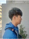 ツーブロックショート
