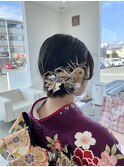 成人式アレンジ
