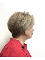テルミークリニカルデザイン 北千里 ショート50代白髪ぼかし