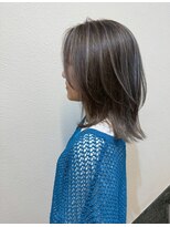 ヘアーアンドメイク シーク 吉祥寺(HAIR&MAKE SeeK)&nbsp;【seek吉祥寺】ブリーチあり『グレー』×『ハイライト』